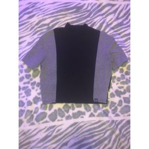 Two short sleeve turtlenecks